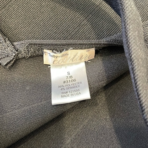 Sally Miller Black Dress size 7/8 - Picture 4 of 4